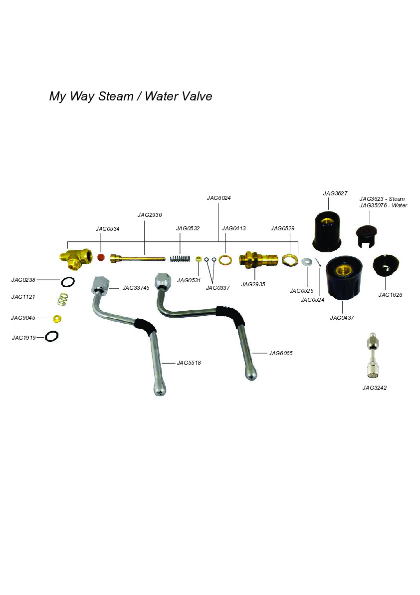 Universal Steam Water Valve - My Way