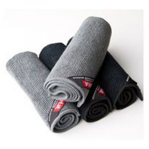 CAFELAT MICROFIBRE CLEANING CLOTHS - 2 BLACK AND 2 GREY