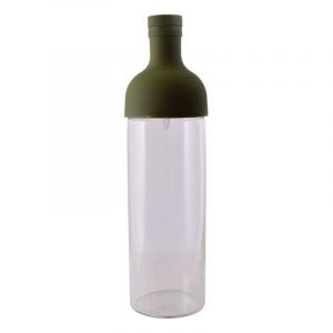 HARIO COLD BREW TEA FILTER IN BOTTLE OLIVE GREEN - 750ML