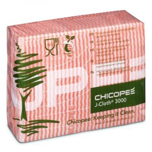 CHICOPEE J-CLOTH 3000 - FOLDED RED (PACK OF 50)