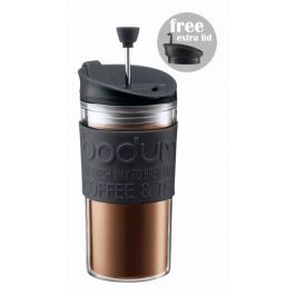 Bodum Brazil French Press Coffee Maker, 3 Cup, 0.35 L, 12 oz Black